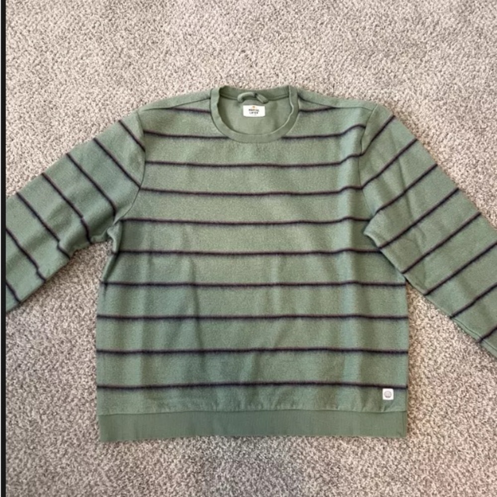 Maine Layer Vintage Green Sweatshirt XL
